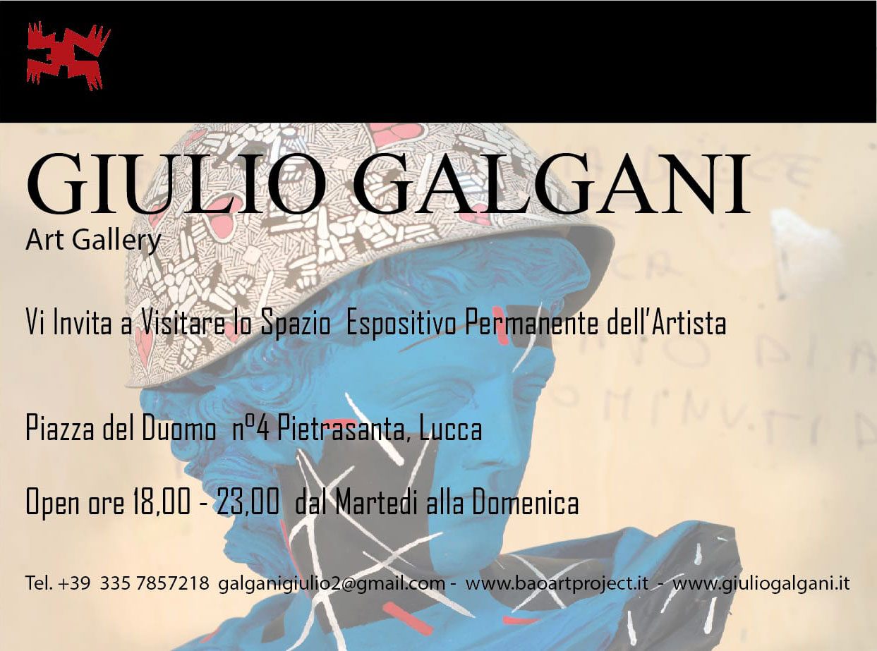 Giulio Galgani Inaugurazione Spazio espositivo Pietrasanta